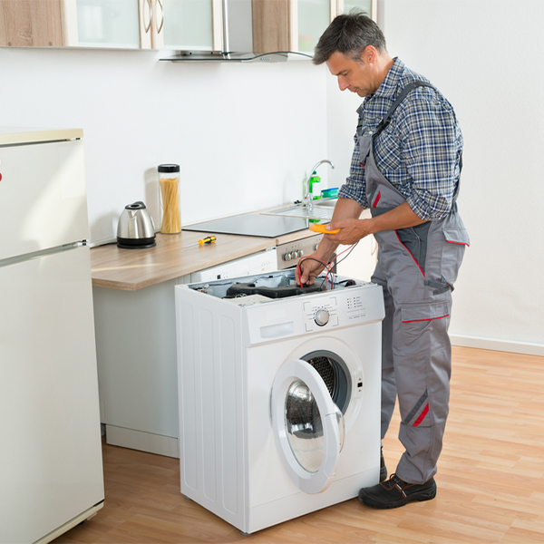 can you walk me through the steps of troubleshooting my washer issue in Goldston NC